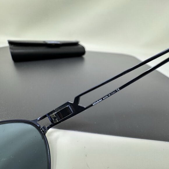 Vintage Yves Saint Laurent Eyeglasses Frame 4135 Y 388 Metallic Blue 53 [] 18 13 - Picture 7 of 14